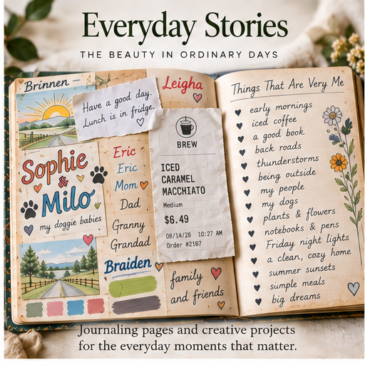 Everyday Stories journal artwork